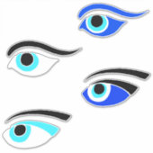 Sticker Eyes de bateau de pêche grec (Devant)