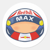Sticker F1 RedBull Max Verstappen Formule 1 Grand (Devant)