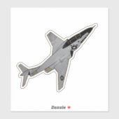 Sticker F-101 Voodoo, avion d'aviation de chasse (Feuille)