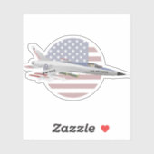 Sticker F-105 Thunderchief Avion militaire (Feuille)
