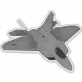 Sticker F-22 Raptor, avion de chasse (Devant)