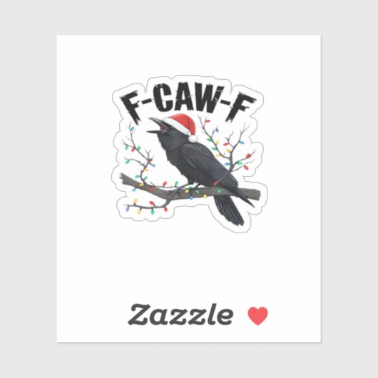 Sticker F Caw F Style Créatif Essentiel Décontracté (Feuille)