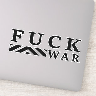 Sticker F@ck guerre contre la guerre