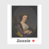 Sticker F.X. Fabre - Portrait de Marie-Louise Joubert (Feuille)