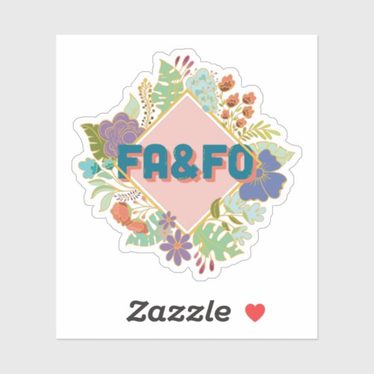 Sticker FA&FO - Repérez et découvrez (Feuille)