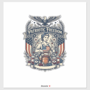 Sticker Fabricant de confiture patriotique