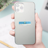 Sticker Fabriqué dans le Dakota du Sud Code-barre de l'Éta (Téléphone)