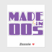Sticker Fabriqué dans les années 00 (Feuille)