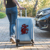 Sticker Fabrique, Rouge, Dragon Oriental (Valise Insitu)