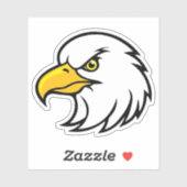 Sticker Face d'aigle (Feuille)