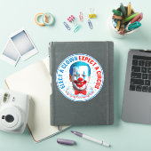Sticker Face de clown Biden Funny Biden Pro trump 2024 (Couverture iPad)