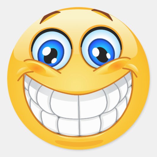 Sticker face sourire (Devant)