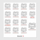 Sticker Facile à distraire par les chiens, Pack de (Feuille)