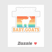 Sticker Facilement Distrait Par Baby Goats Lover. Parfait (Feuille)