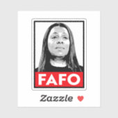 Sticker FAFO : Letitia James (Feuille)