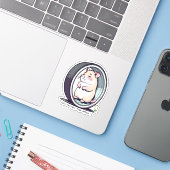 Sticker Faible Énergie, Effort Élevé – La Vie Relatable (Ordinateur portable avec iPhone)