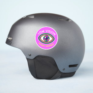 Sticker Faible vision, hautes espérances Personnalisation 