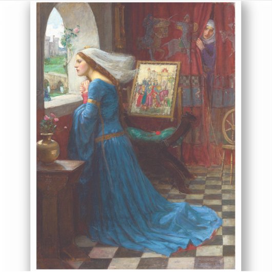 Sticker Fair Rosamund c. 1916 par John William Waterhouse (Devant)