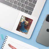 Sticker Fair Rosamund c. 1916 par John William Waterhouse (Ordinateur portable avec iPhone)