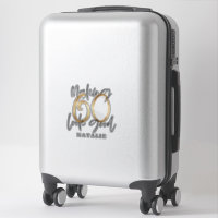 Faire 60 belle 60e anniversaire typographie or