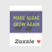 Sticker Faire à nouveau pousser des algues (Feuille)