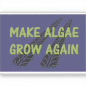 Sticker Faire à nouveau pousser des algues (Recto)