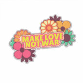 Sticker Faire de l'amour pas la guerre (Devant)