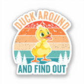 Sticker Faire le malin et découvrir (Recto)