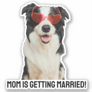 Sticker Faire-part Mariage Personnalisé Pour Animaux De Co