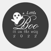 Sticker Faire-part pour bébé Halloween