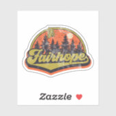 Sticker Fairhope, Alabama (Feuille)