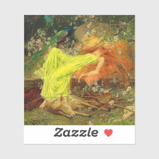 Sticker Fairy Tale Arthur Wardle (Feuille)