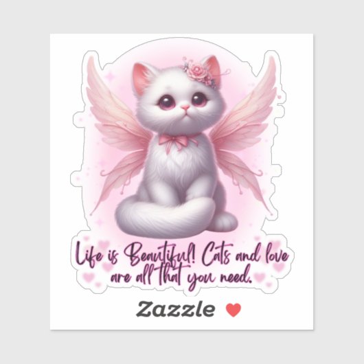 Sticker Fairy Whiskers of Love (Feuille)