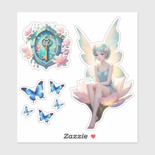 Sticker Fairycore (Feuille)