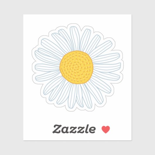 Sticker Faisée blanche (Feuille)