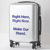 Sticker Faisons notre prise de position Hankamer Artjunkha (Sur valise)