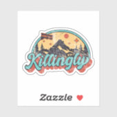 Sticker Fait meurtrier, Connecticut (Feuille)