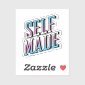 Sticker Fait soi-même et trans (Feuille)