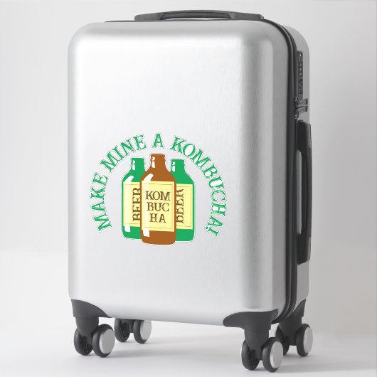 Sticker Faites de la mienne un devis pour boire du thé Kom (Sur valise)