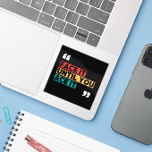 Sticker Faites-le jusqu'à ce que vous le réussissiez Autoc (Ordinateur portable avec iPhone)