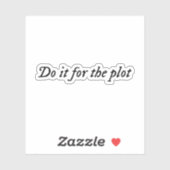 Sticker Faites-le pour le tracé (Feuille)