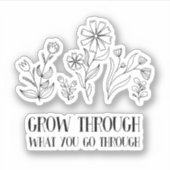 Sticker Faites le tour de ce que vous traversez (Devant)