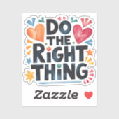 Sticker Faites les bonnes choses (Feuille)