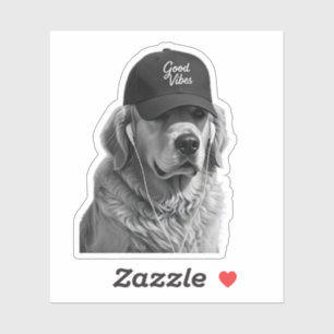 Sticker Faites une déclaration avec ce graphique noir prem