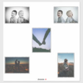 Sticker Faites votre propre collection personnalisée de dé (Feuille)