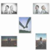 Sticker Faites votre propre collection personnalisée de dé (Devant)