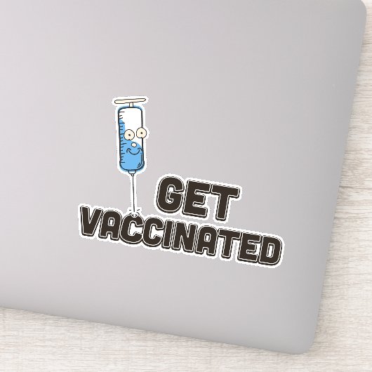 Sticker Faites-vous vacciner (Détail)
