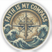 Sticker Faith is my Compass (Devant)
