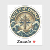 Sticker Faith is my Compass  (Feuille)
