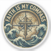 Sticker Faith is my Compass  (Devant)